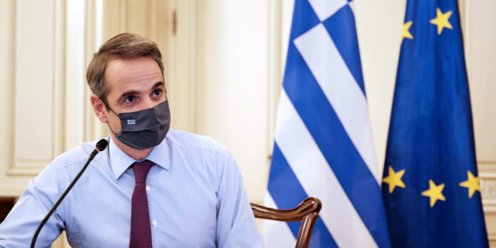 mitsotakis-maska-tilediaskepsi mitsotakis-maska-tilediaskepsi