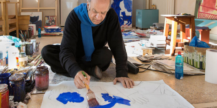 alekos-fassianos-painting-floor