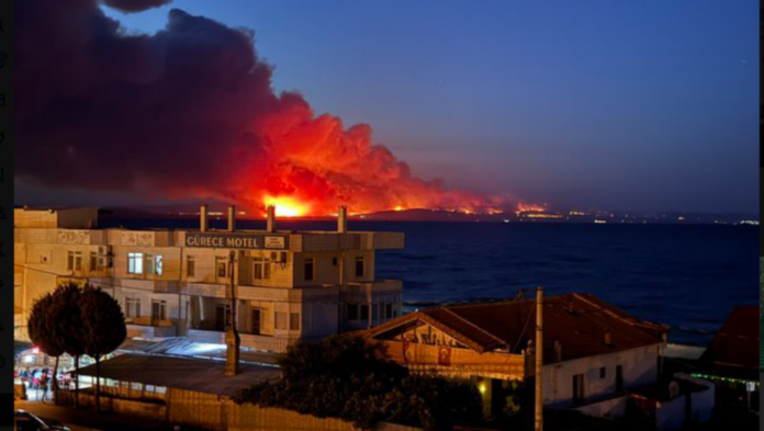 φωτια τουρκια